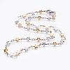 304 Stainless Steel Chain Necklaces STAS-P164-27GP-1
