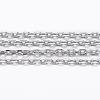 Tarnish Resistant 304 Stainless Steel Cable Chains CHS-H009-02P-1