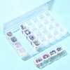 2Pcs Transparent Plastic 28 Grids Bead Containers CON-CJ0001-20-5