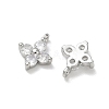 SHEGRACE Brass Cubic Zirconia Charms XGRQ4H448-680P-A-2