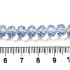 Transparent Baking Paint Glass Beads Strands DGLA-A034-T8mm-D13-4
