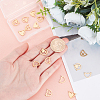 16Pcs 4 Style PVD Vacuum Plating 304 Stainless Steel Pendants STAS-UN0029-35-2