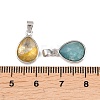 Natural Gemstone Pendants G-O176J-10M-P-3