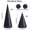 2Pcs 2 Styles Alloy Ring Display Stands RDIS-BBC0001-01EB-2