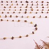 Natural Tiger Eye Chips Beaded Chains CHC-SZ0001-62J-4