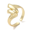 Brass Open Cuff Rings RJEW-Q778-49G-1