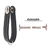 2 Sets 2 Colors PU Leather Keychain KEYC-GF0001-06B-5