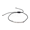 Unisex Adjustable Morse Code Bracelets BJEW-JB05011-02-1