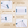3 Stes 3 Styles Plastic Cross Stitch Embroidery Hoops DIY-CP0012-44A-5