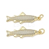 Brass Enamel Pendants KK-CBA9234-13G-01-1