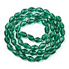 Glass Beads Strands GLAA-R024-11x8mm-16-2