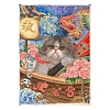 Lovely Cat Flower 5D Diamond Painting Kits for Adults Kids PW-WG60155-04-1