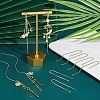 20Pcs 2 Colors 304 Stainless Steel Stud Earrings Findings STAS-UN0036-78-2