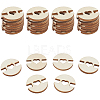 1 Set 1-Hole Wood Buttons BUTT-CY0001-16C-1