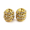 Brass Rhinestone Beads RB-F035-03G-2
