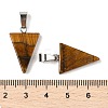Natural Tiger Eye Pendants G-B127-04P-09-4