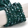 Electroplate Glass Bead Strands EGLA-R015-4mm-13-2