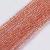 Glass Beads Strands EGLA-E057-02A-10-1
