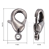 Brass Lobster Claw Clasps X-KK-902-B-4