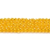 Transparent Glass Beads Strands GLAA-H021-03-06-2