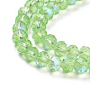 Electroplate Glass Beads Strands EGLA-A034-T3mm-L17-3
