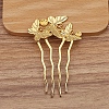 Alloy Hair Comb Findings PW-WGDE38F-02-1