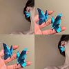 Alloy Rhinestone Stud Earrings for Women WG9B8C0-01-4