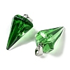Spray Painted Glass Pendants GLAA-Z007-03I-2
