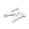 Tarnish Resistant 304 Stainless Steel Charms STAS-H112-M-P-3