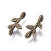 Tibetan Style Links Connectors LS-MLF0801Y-2