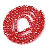 Electroplate Glass Beads Strands EGLA-A044-P2mm-B22-3