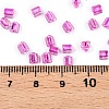 6/0 Transparent Inside Colours Glass Seed Beads SEED-N006-003I-4