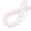 Opaque Solid Color Glass Beads Strands X-EGLA-A034-P10mm-D33-2