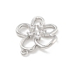 Brass Micro Pave Cubic Zirconia Pendants KK-D283-05P-2
