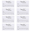 50Pcs Paper Appointment Reminder Cards AJEW-TADJ0001-22-1