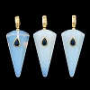 Natural & Synthetic Mixed Stone Pointed Pendants GG-CBA19F2-02G-4