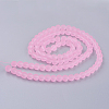 Baking Paint Transparent Glass Bead Strands GLAA-S031-8mm-20-2
