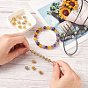 30 Pcs 2 Colors Brass Beads RB-CD0001-02-6