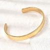 304 Stainless Steel Plain Open Cuff Bangles for Women SA-CBAC920-08G-2