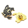 9Pcs 9 Style Cat Enamel Pins JEWB-SZ0001-33-2