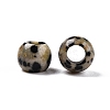 Natural Dalmatian Jasper European Beads G-T092-10mm-28-2