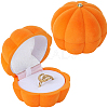1Pc Pumpkin Flocking Jewelry Boxes VALE-BBC0001-01-1