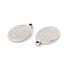 Non-Tarnish 201 Stainless Steel Pendants STAS-C057-21P-3