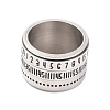 Titanium Steel Spinner Ring RJEW-C019-08P-1