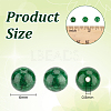 Olycraft 2 Stands Natural Malaysia Jade Beads Strands G-OC0005-12A-2