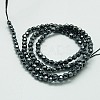 Non-magnetic Synthetic Hematite Beads Strands G-K015-3mm-11Q-2