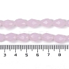 Electroplate Imitation Jade Glass Beads Strands EGLA-N013-J4mm-D01-4
