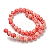 Carved Synthetic Coral Beads CORA-R021-07-01-2