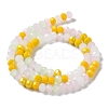 Glass Beads Strands EGLA-A034-M6mm-28-4