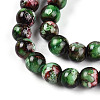 Baking Paint Glass Beads Strands X-DGLA-N003-8mm-A09-3